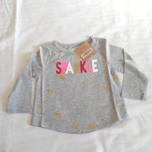 Crazy 8 long sleeve baby shirt 6-8 months